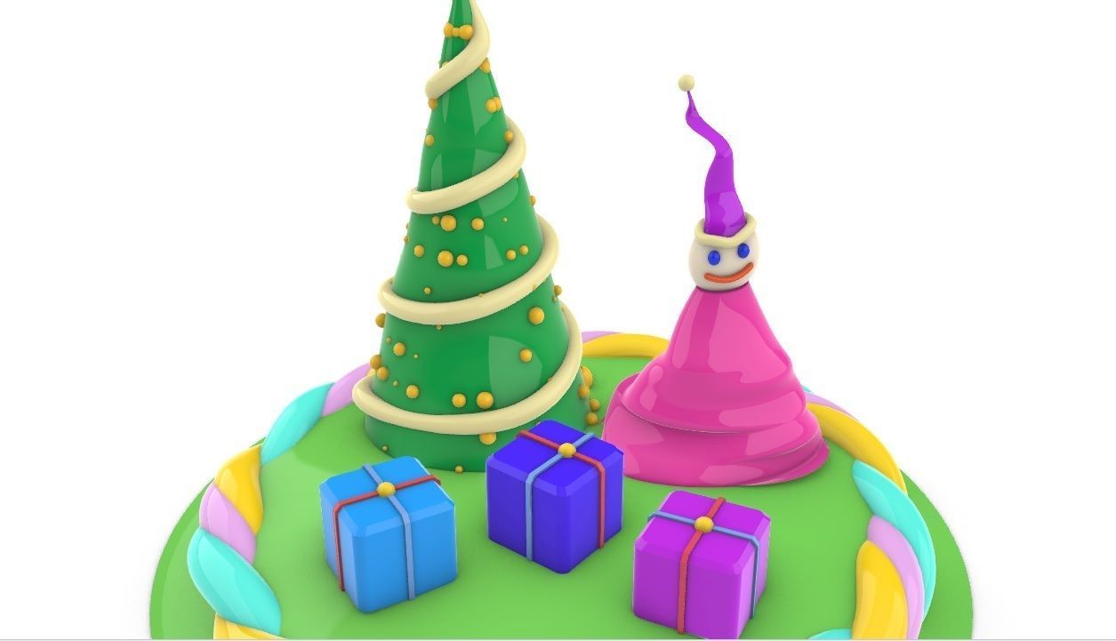 Xmas 2022 Decoration 3D model_9