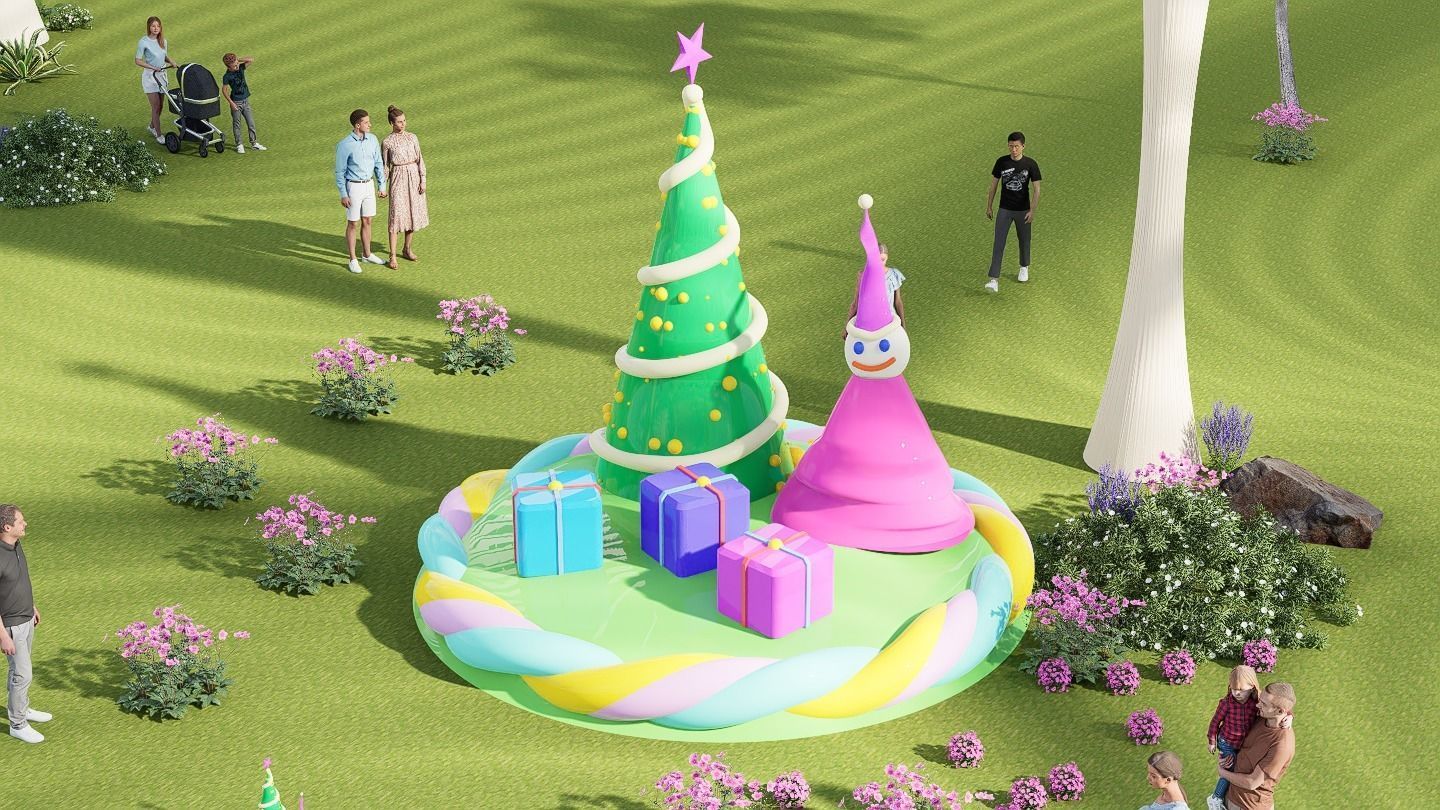 Xmas 2022 Decoration 3D model_2