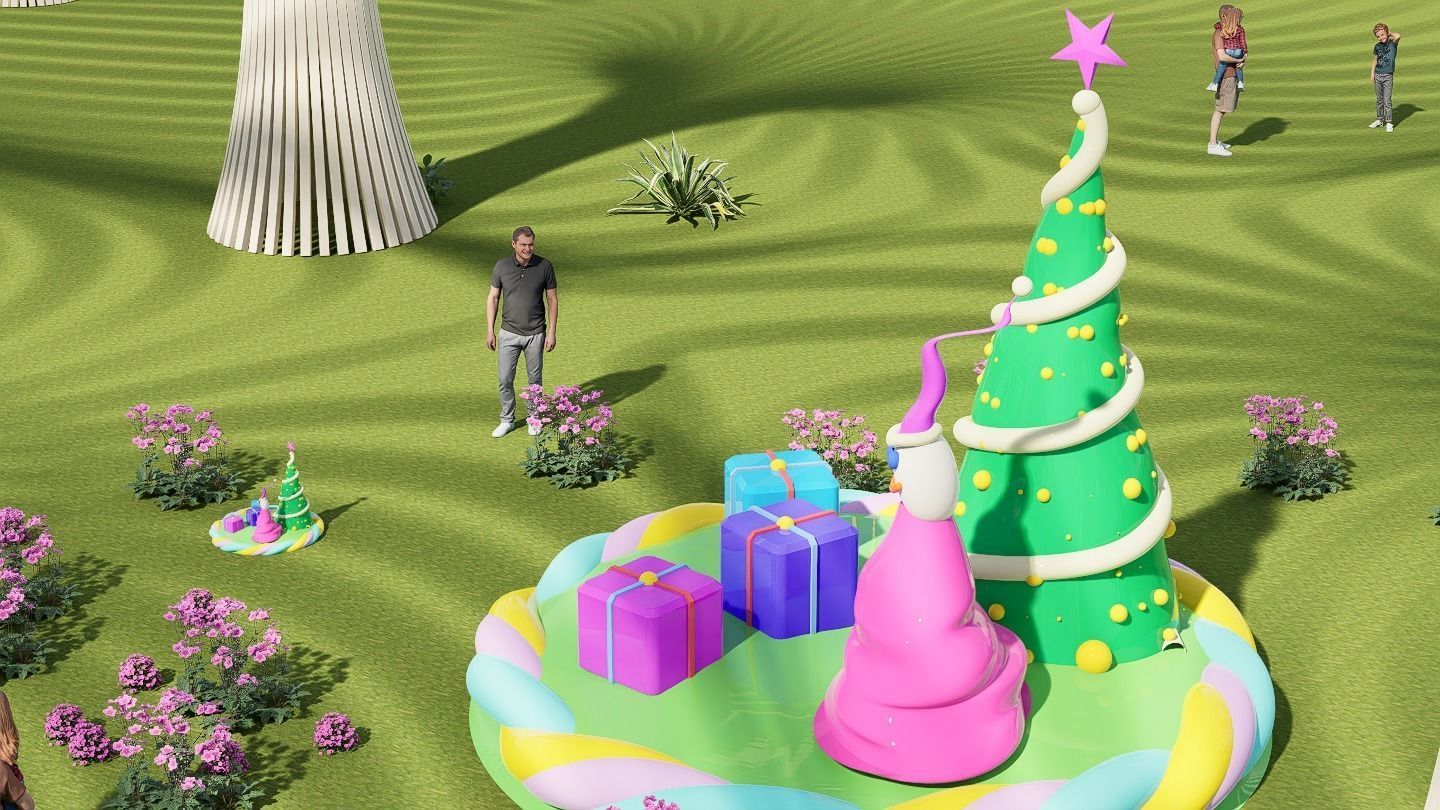 Xmas 2022 Decoration 3D model_4