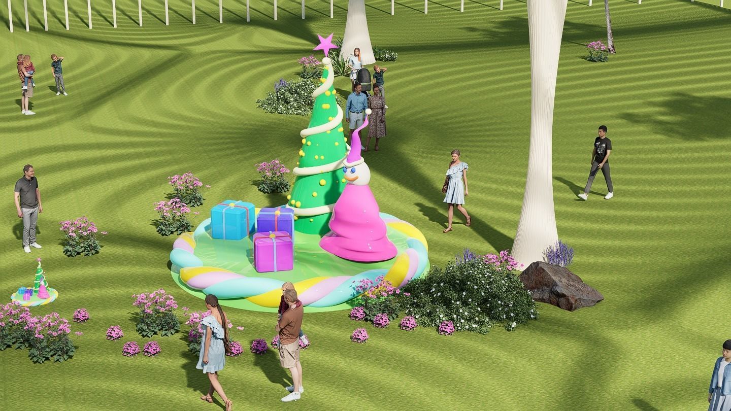 Xmas 2022 Decoration 3D model_3