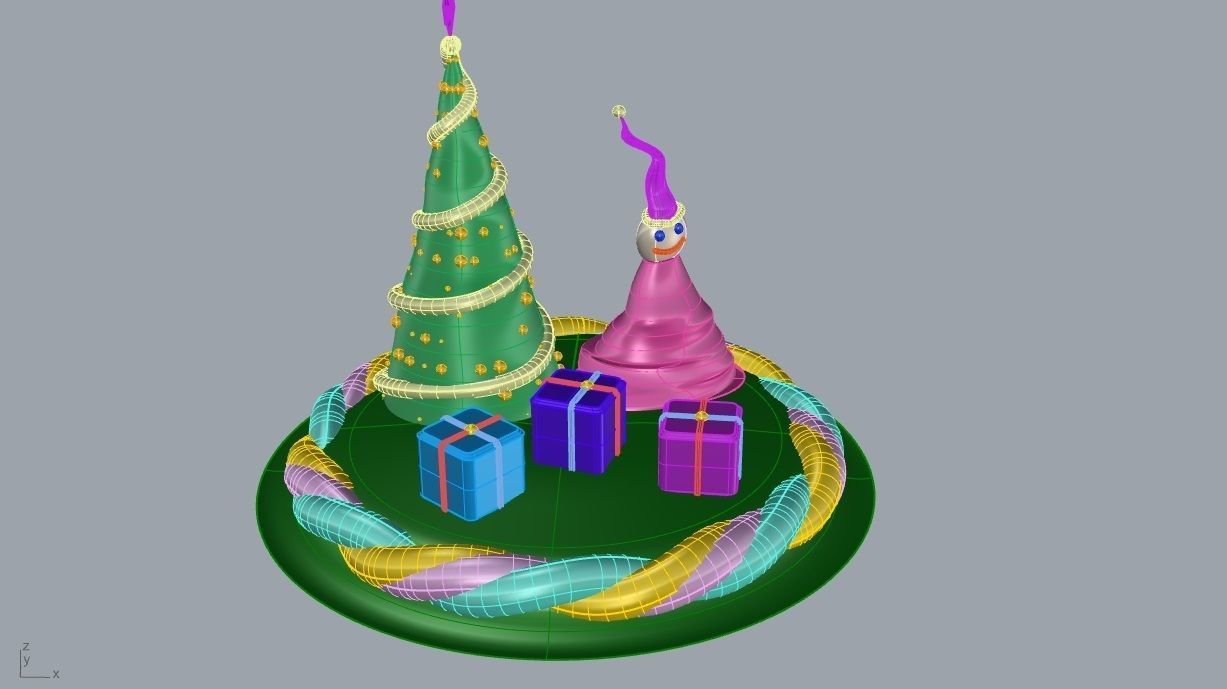 Xmas 2022 Decoration 3D model_10