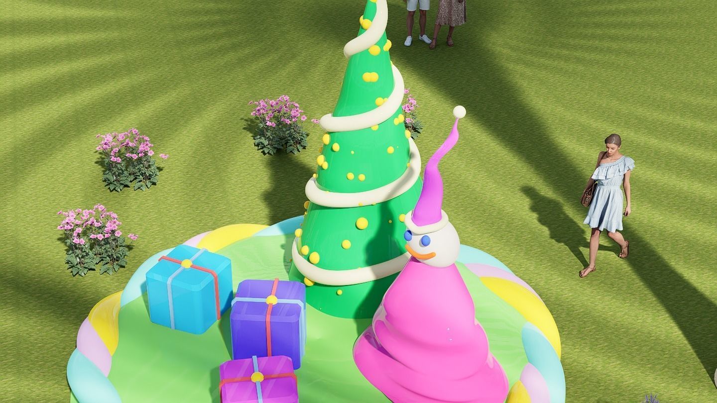 Xmas 2022 Decoration 3D model_5