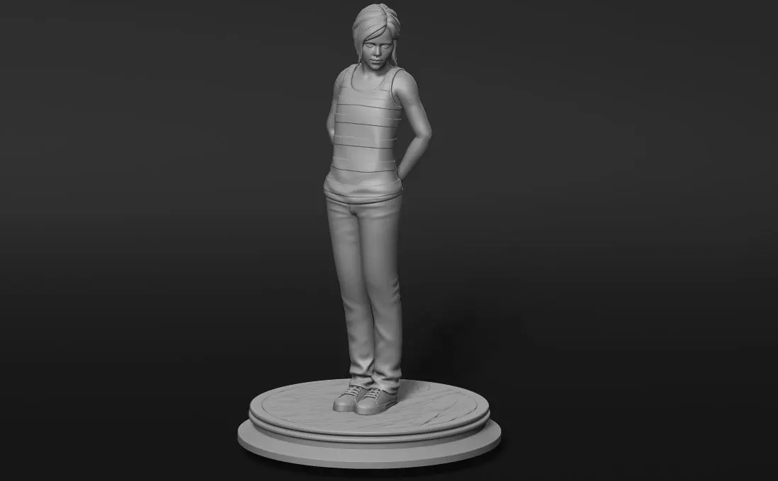 Ellie Last of Us left behind 3D print model