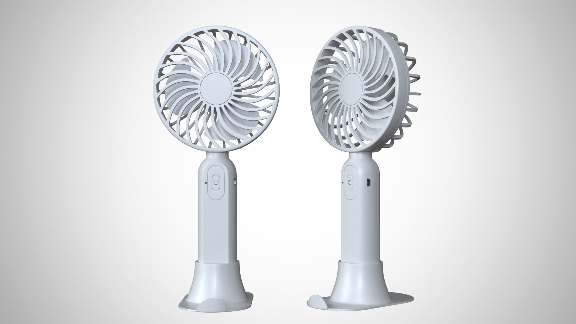 Portable Fan RB-4O 3D model_3