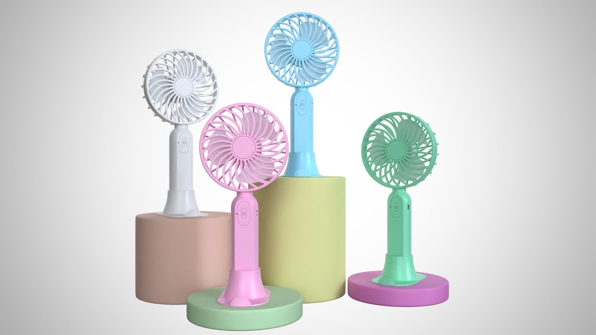 Portable Fan RB-4O 3D model_5