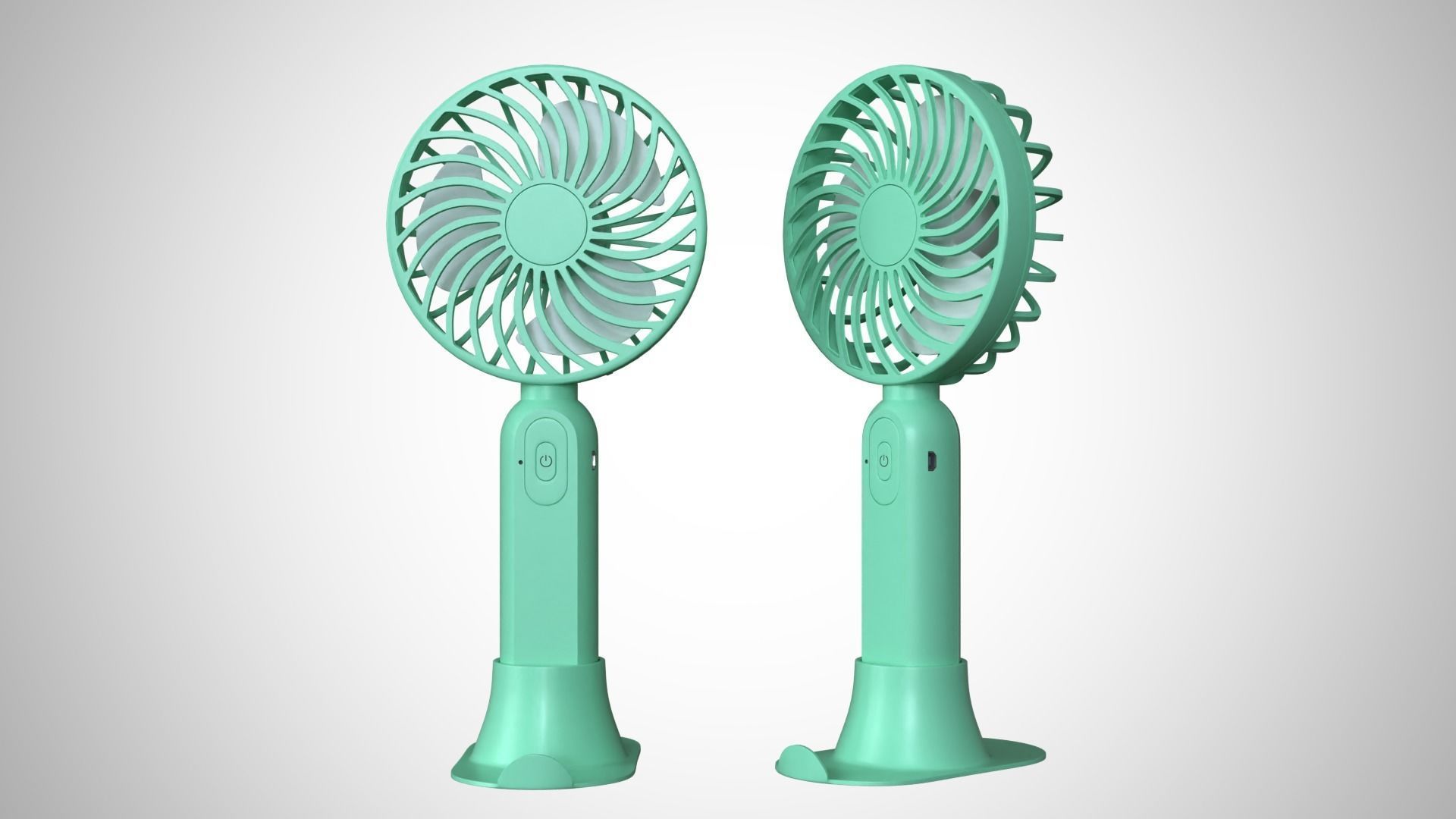 Portable Fan RB-4O 3D model_1