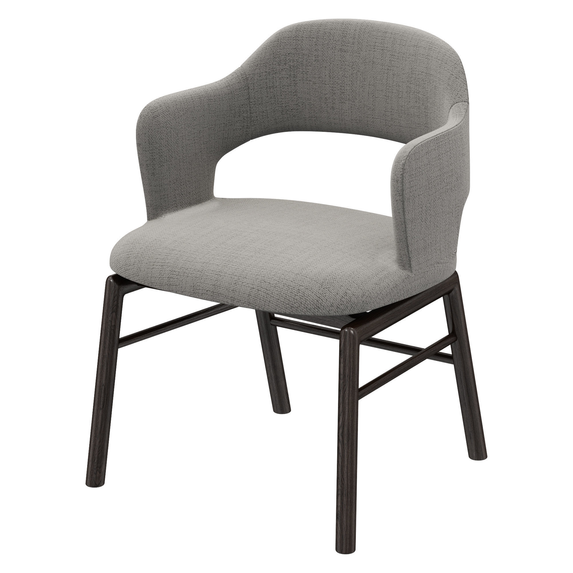 Flexform Alma chair 3D model_4