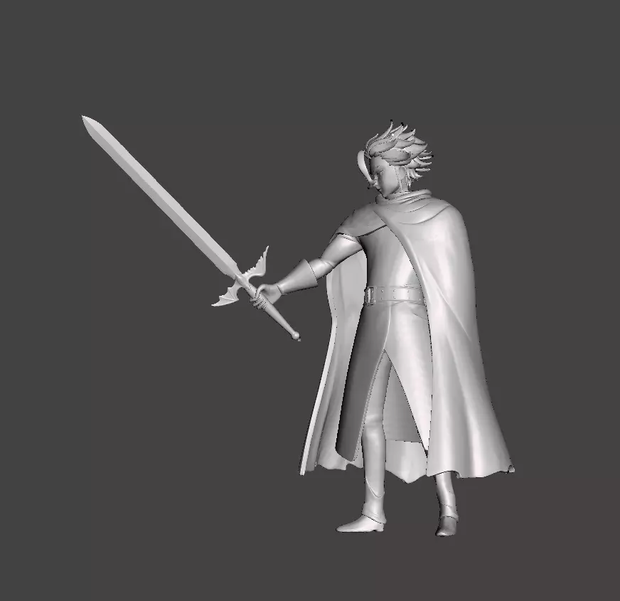 Arthur King of Chaos 3D Model 3D print model