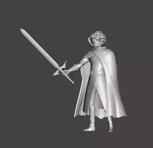Arthur King of Chaos 3D Model