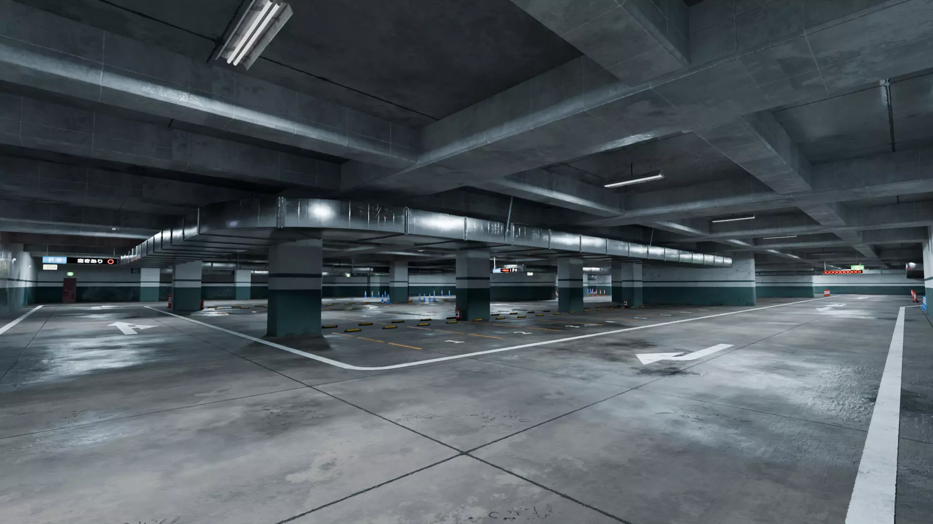 Parking Lot 3D model_0