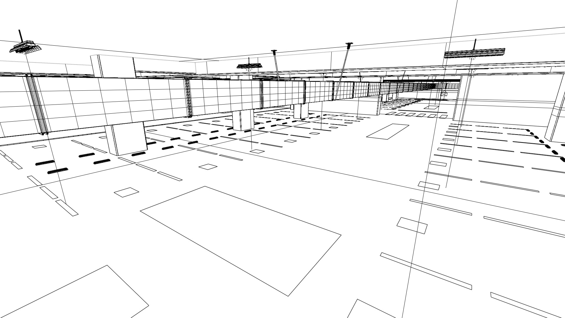 Parking Lot 3D model_16