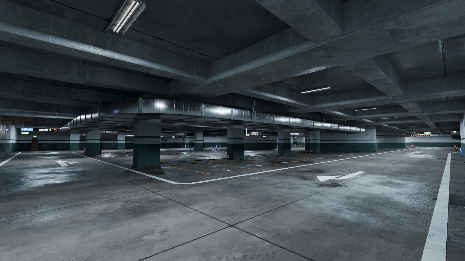 Parking Lot 3D model_7