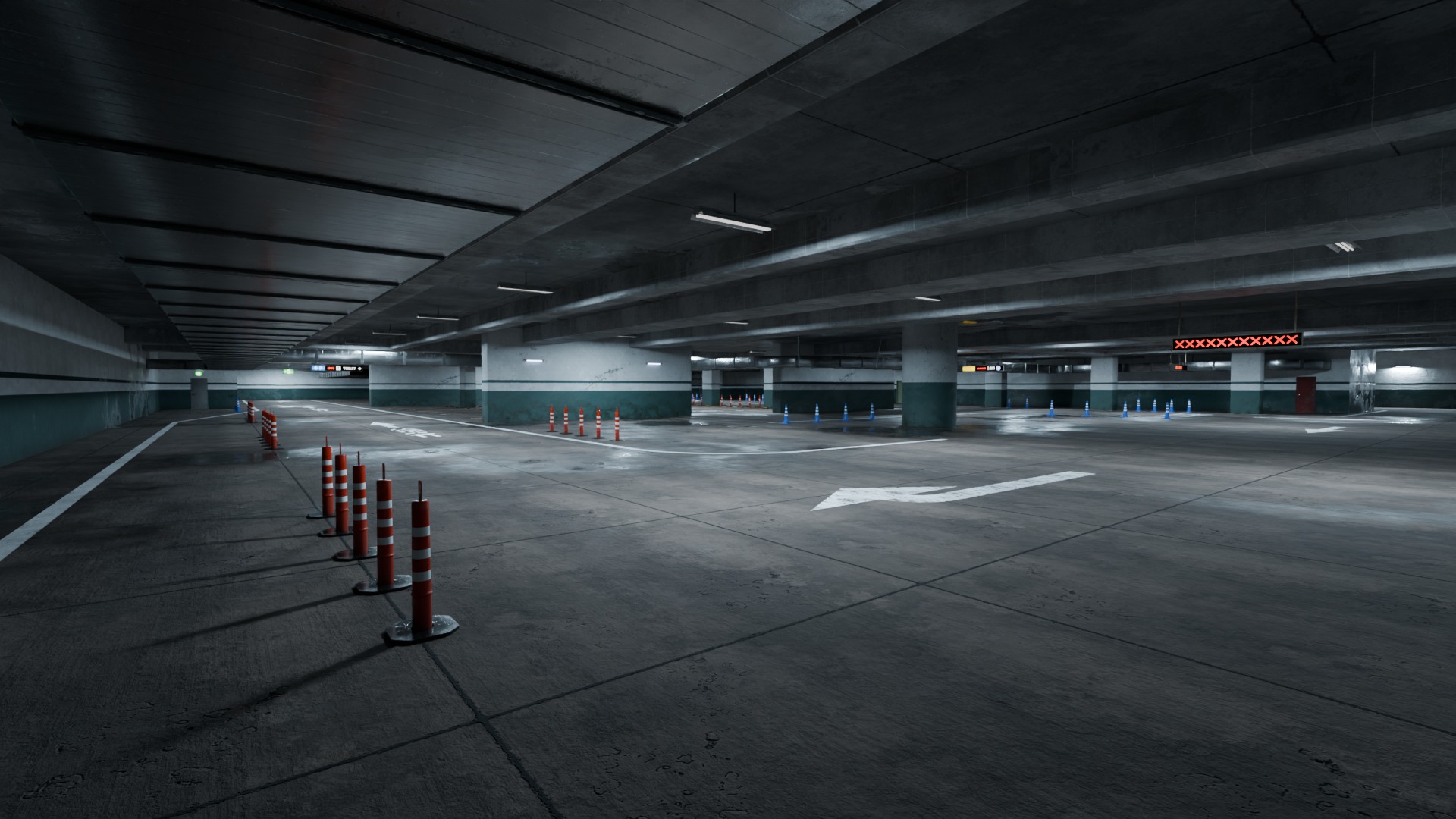 Parking Lot 3D model_5