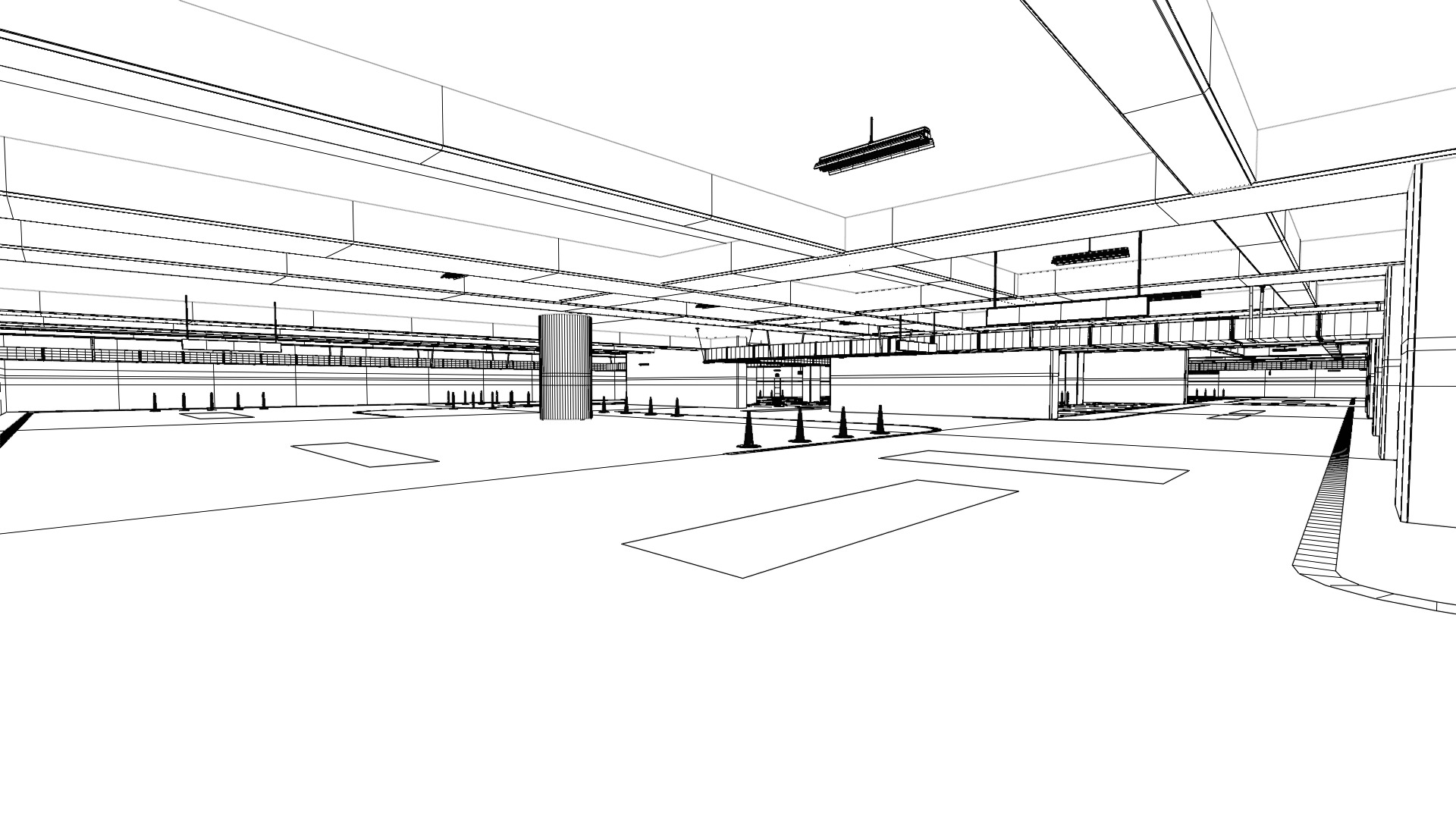 Parking Lot 3D model_15