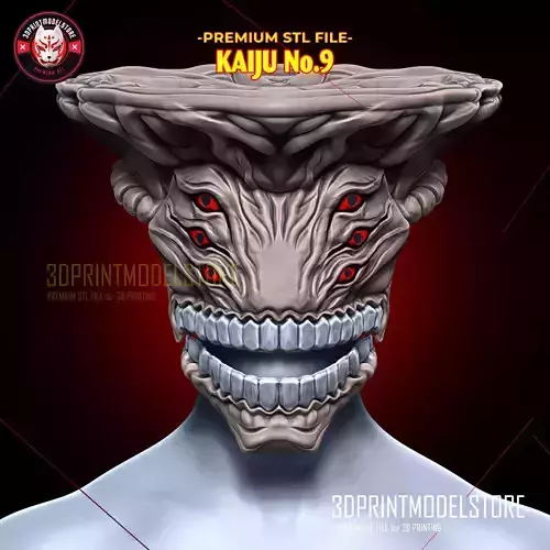 Kaiju No 9 Cosplay Mask - Kaiju Monster 8 3D print model