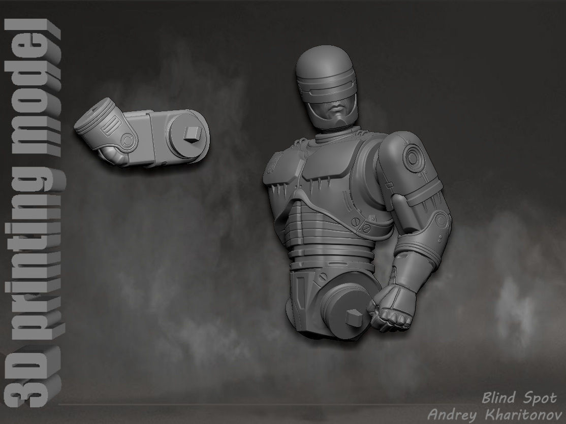 Robocop 1987 3D print model_23