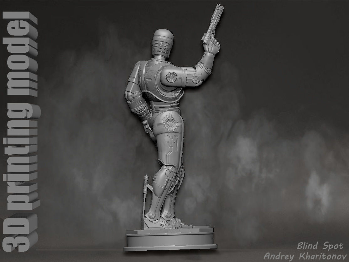 Robocop 1987 3D print model_7