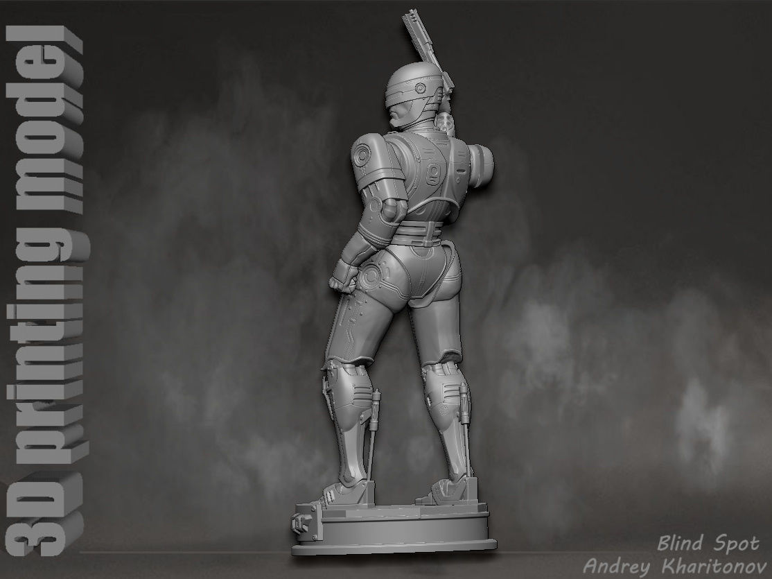 Robocop 1987 3D print model_3