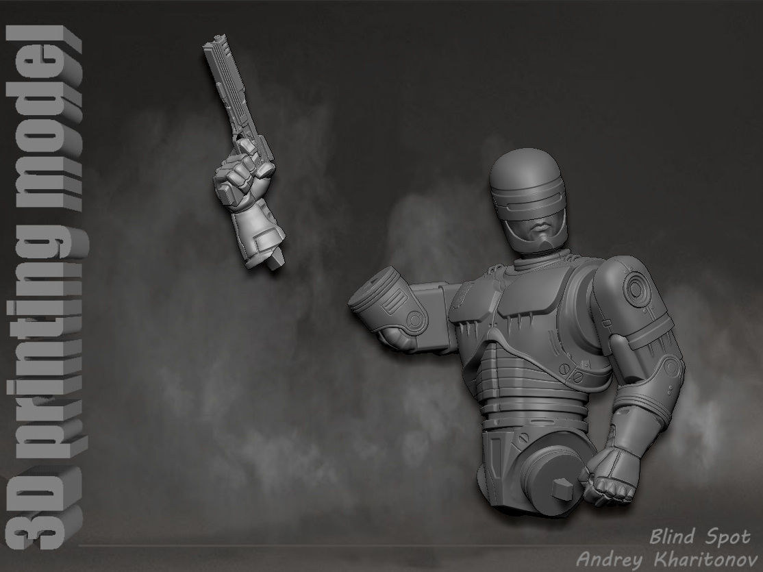 Robocop 1987 3D print model_22