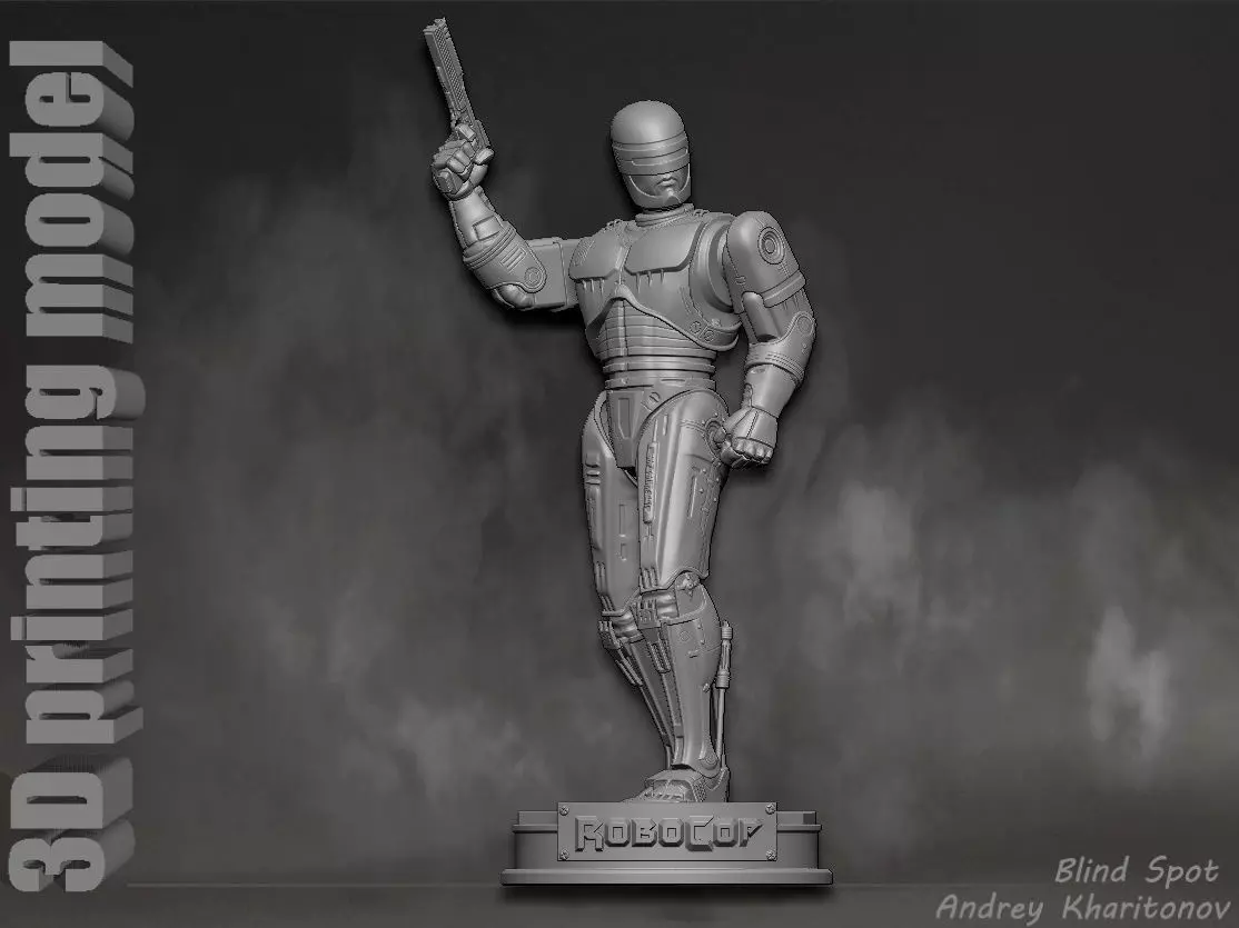 Robocop 1987 3D print model_0