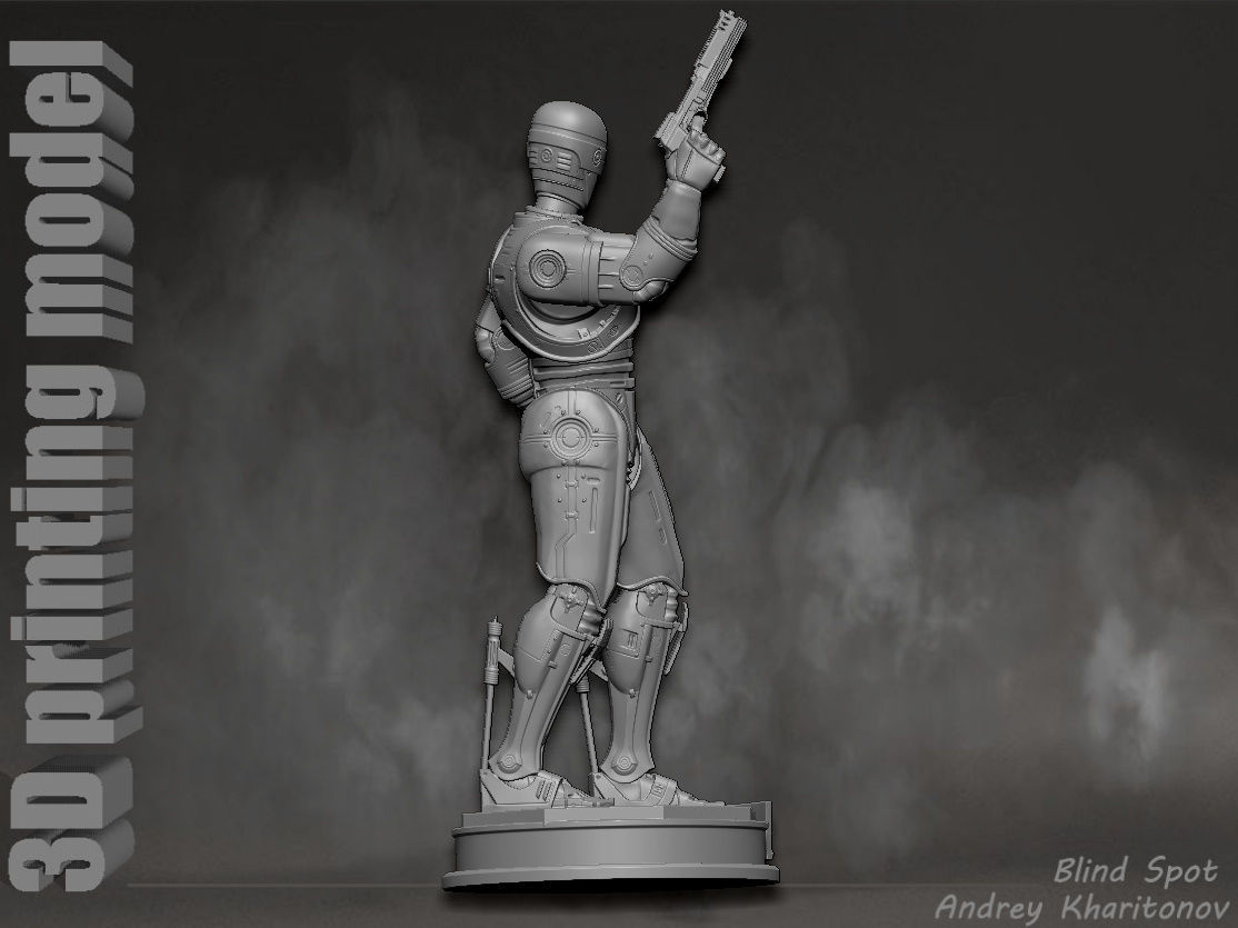 Robocop 1987 3D print model_8