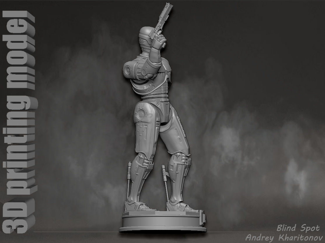 Robocop 1987 3D print model_9
