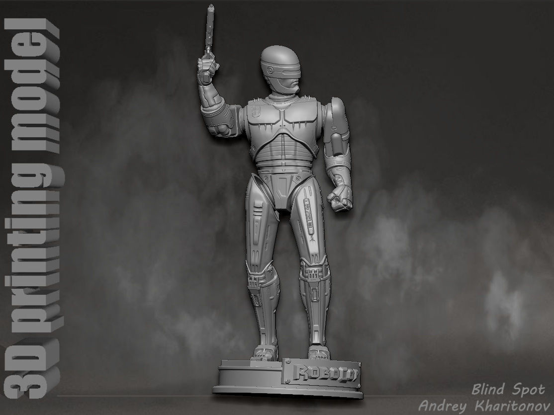 Robocop 1987 3D print model_11