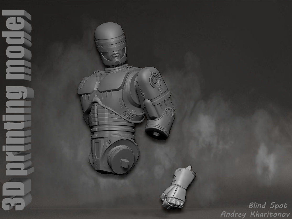Robocop 1987 3D print model_24