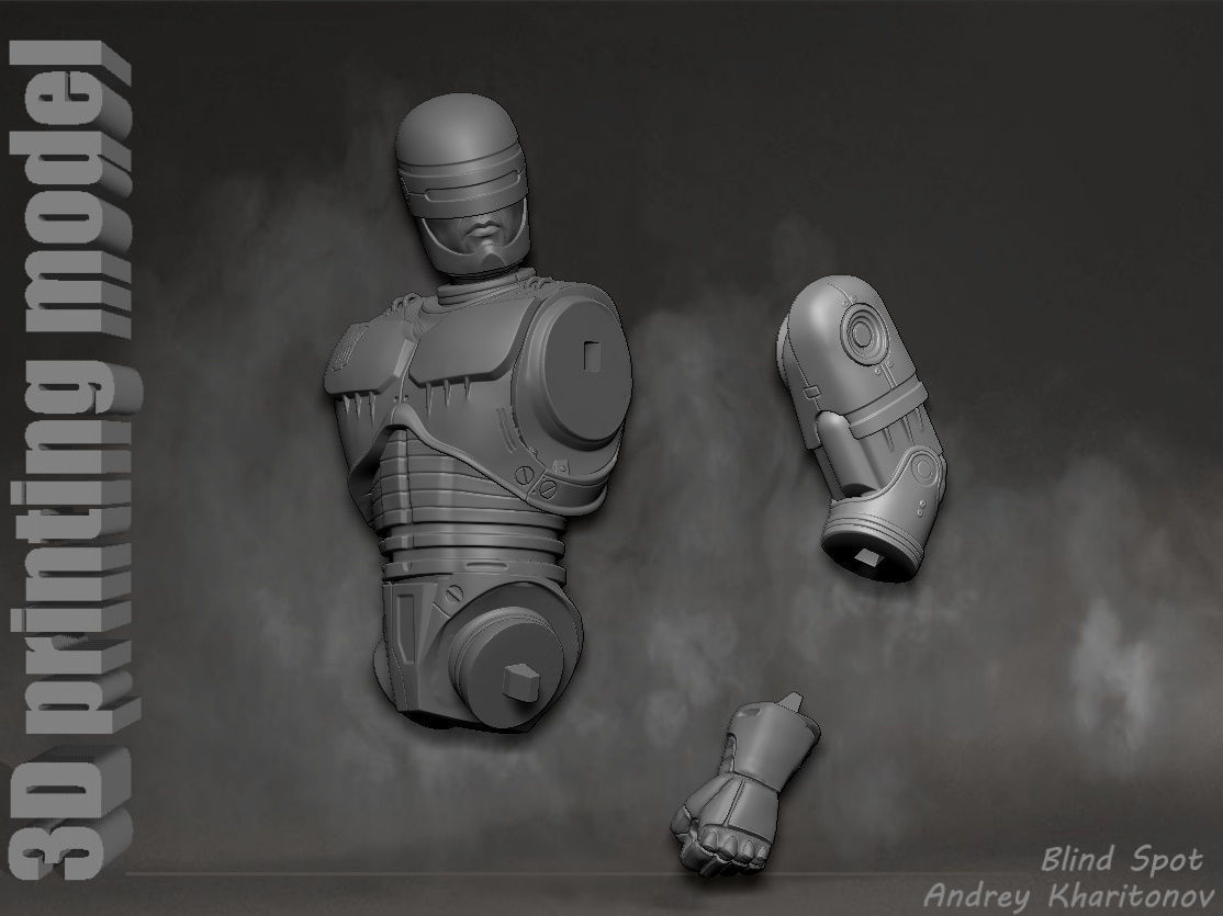 Robocop 1987 3D print model_25