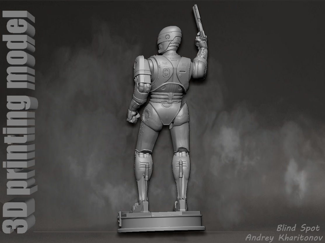 Robocop 1987 3D print model_4
