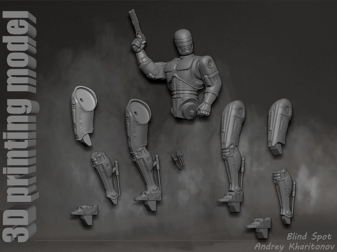 Robocop 1987 3D print model_21