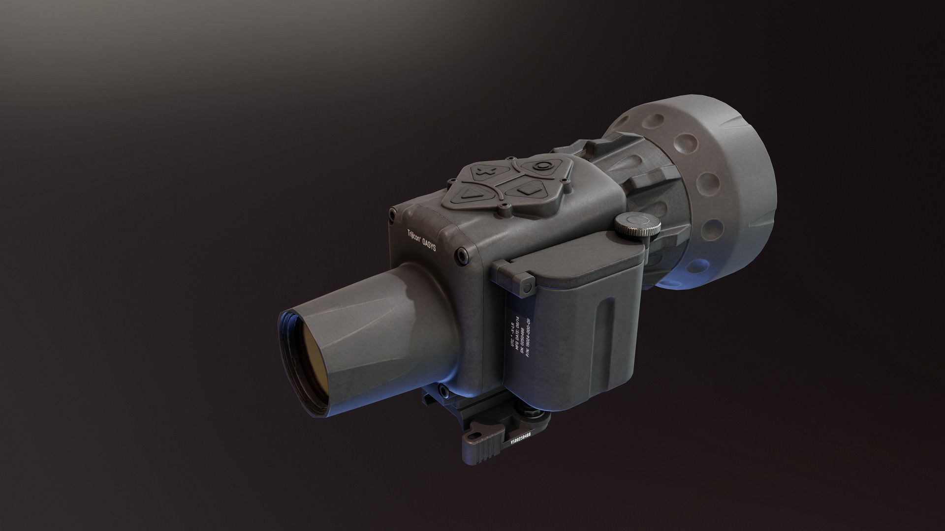UTCx Thermal Weapon Sight Low-poly 3D model_1
