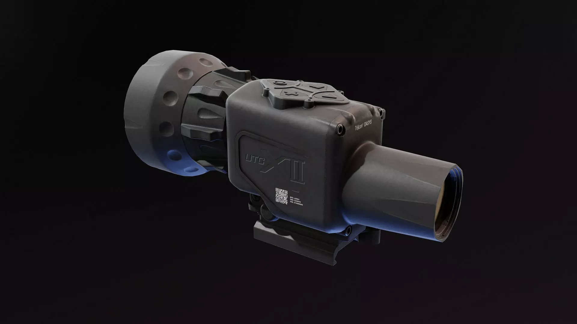 UTCx Thermal Weapon Sight Low-poly 3D model_0