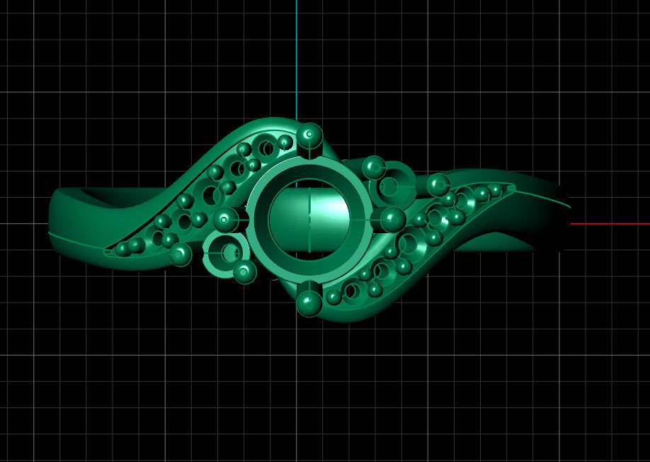 Ring solitare 3D print model_8