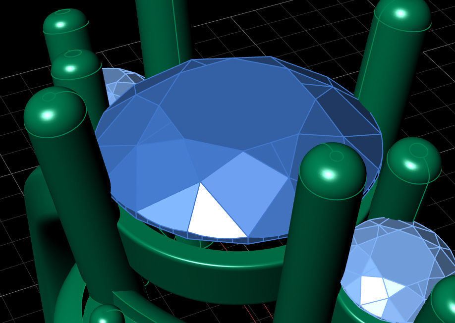 Ring solitare 3D print model_14