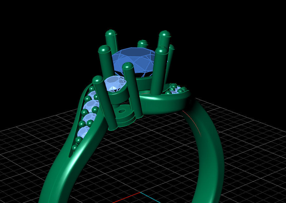 Ring solitare 3D print model_18