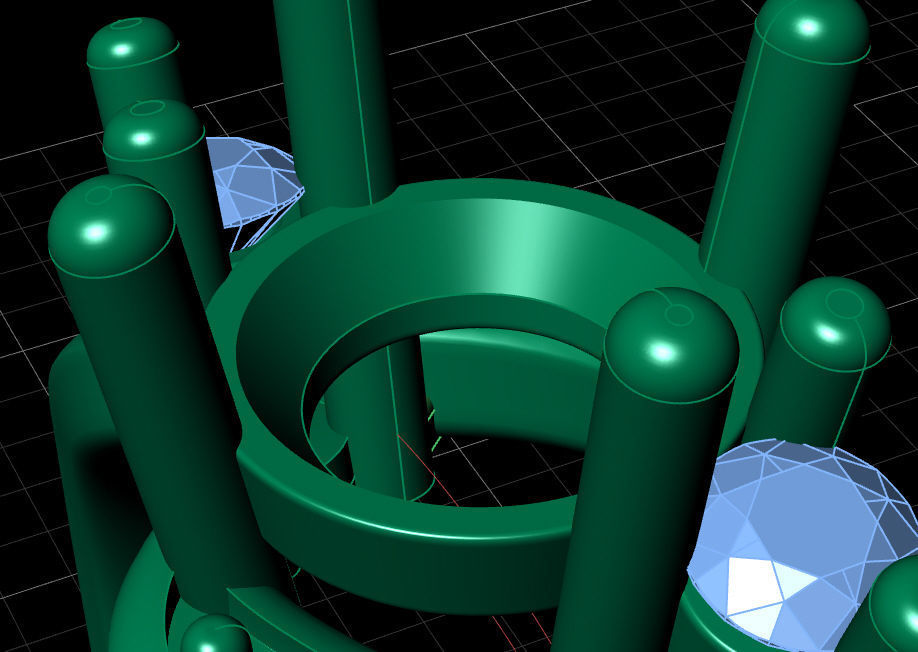 Ring solitare 3D print model_12