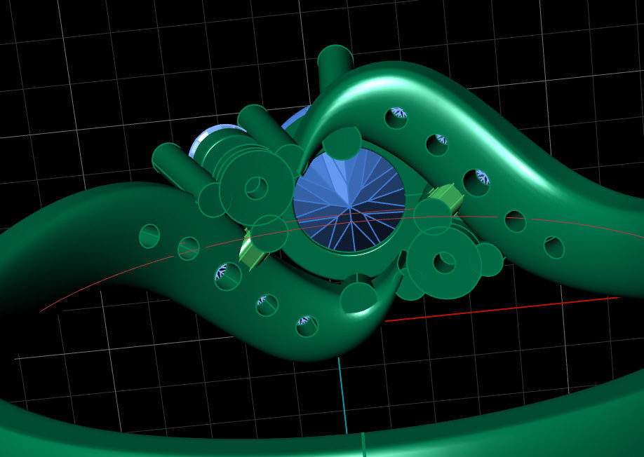 Ring solitare 3D print model_10