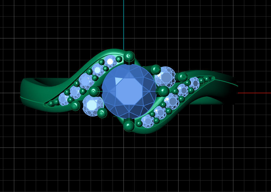 Ring solitare 3D print model_6