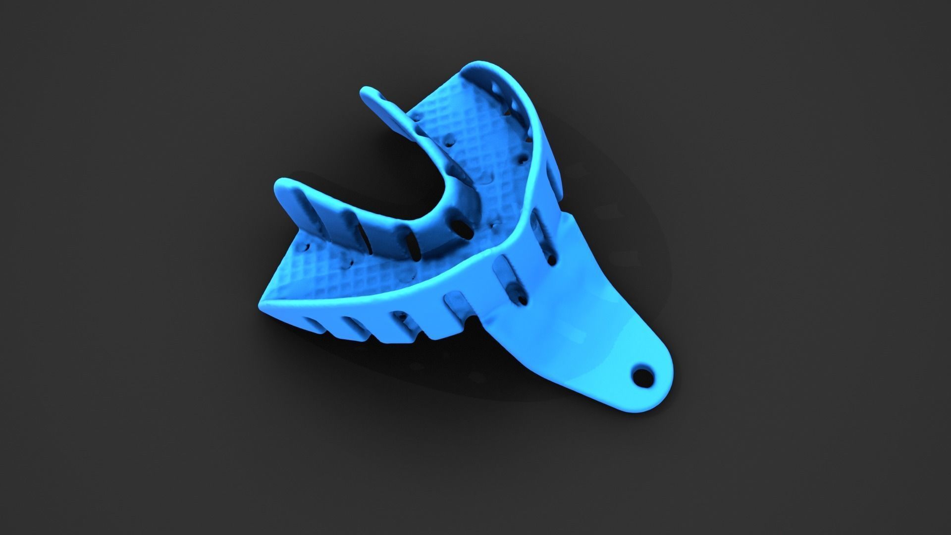 dental Bite tray for impression  3D print model_4