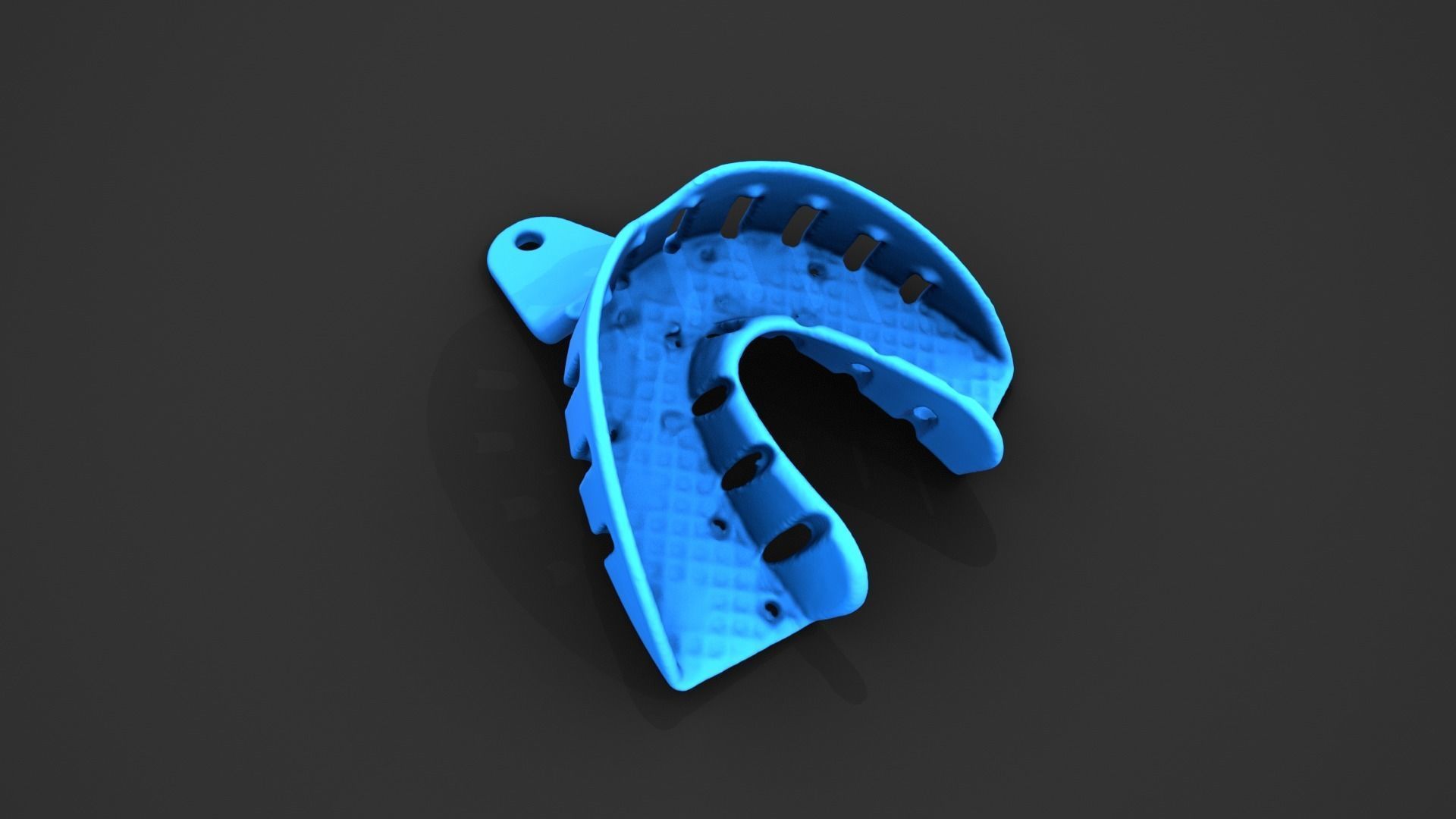 dental Bite tray for impression  3D print model_7