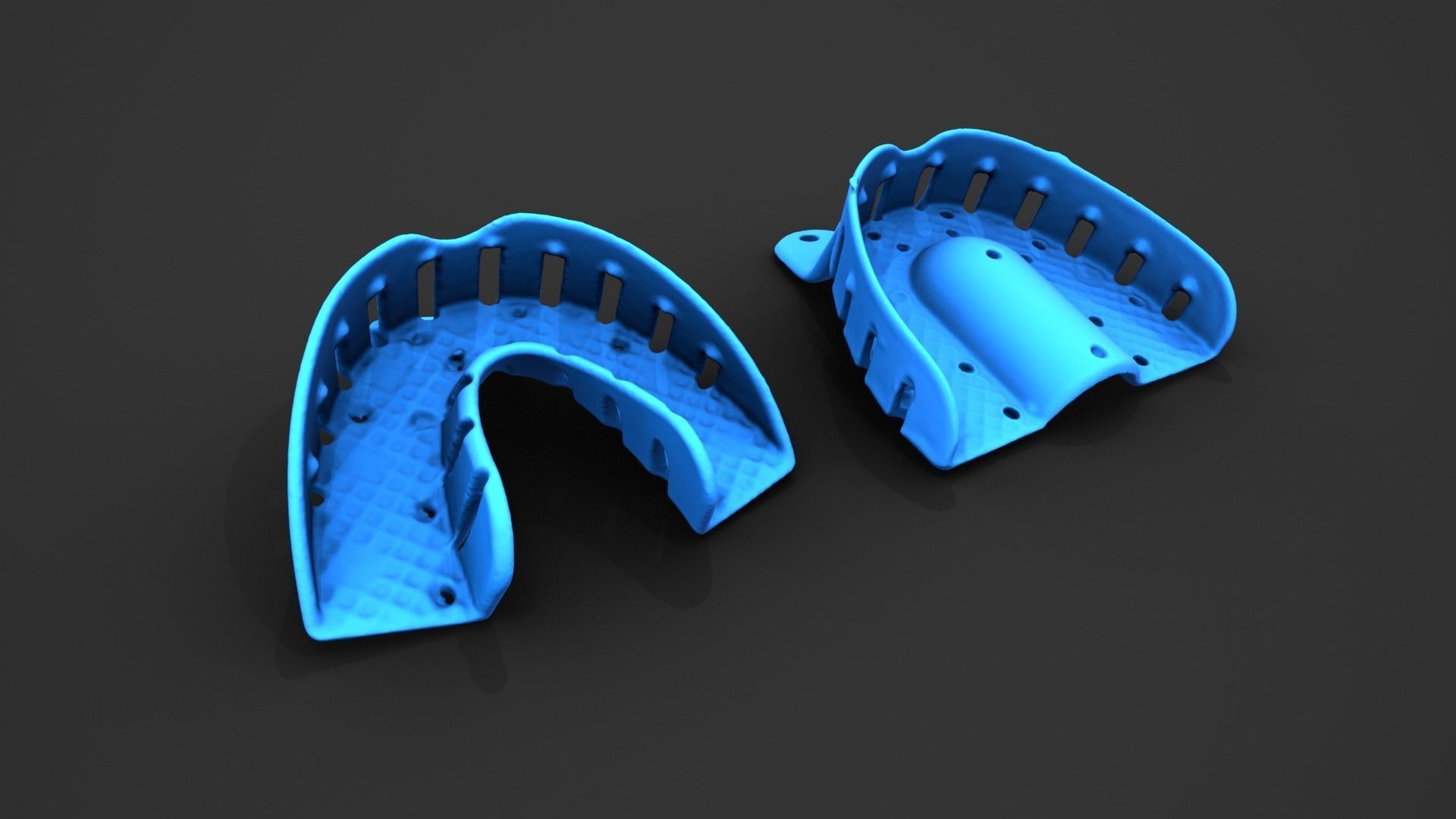 dental Bite tray for impression  3D print model_5