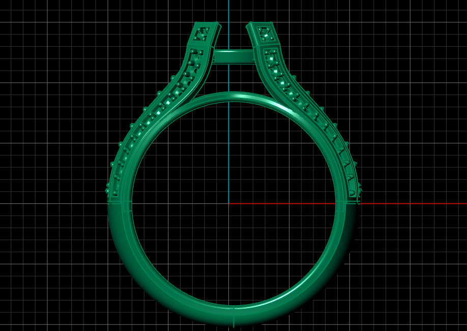 Ring solitare 3D print model_10