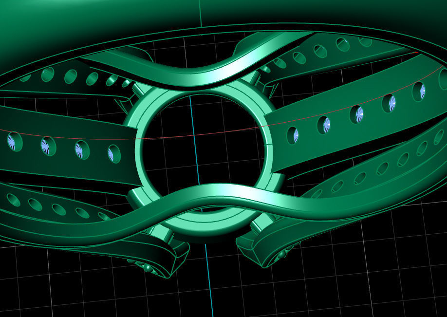 Ring solitare 3D print model_9