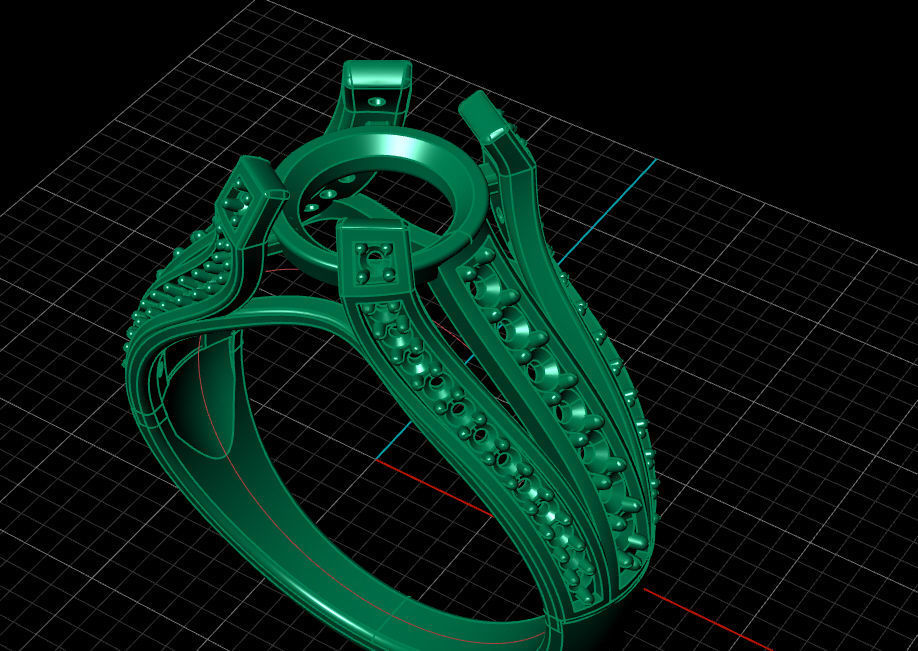 Ring solitare 3D print model_16