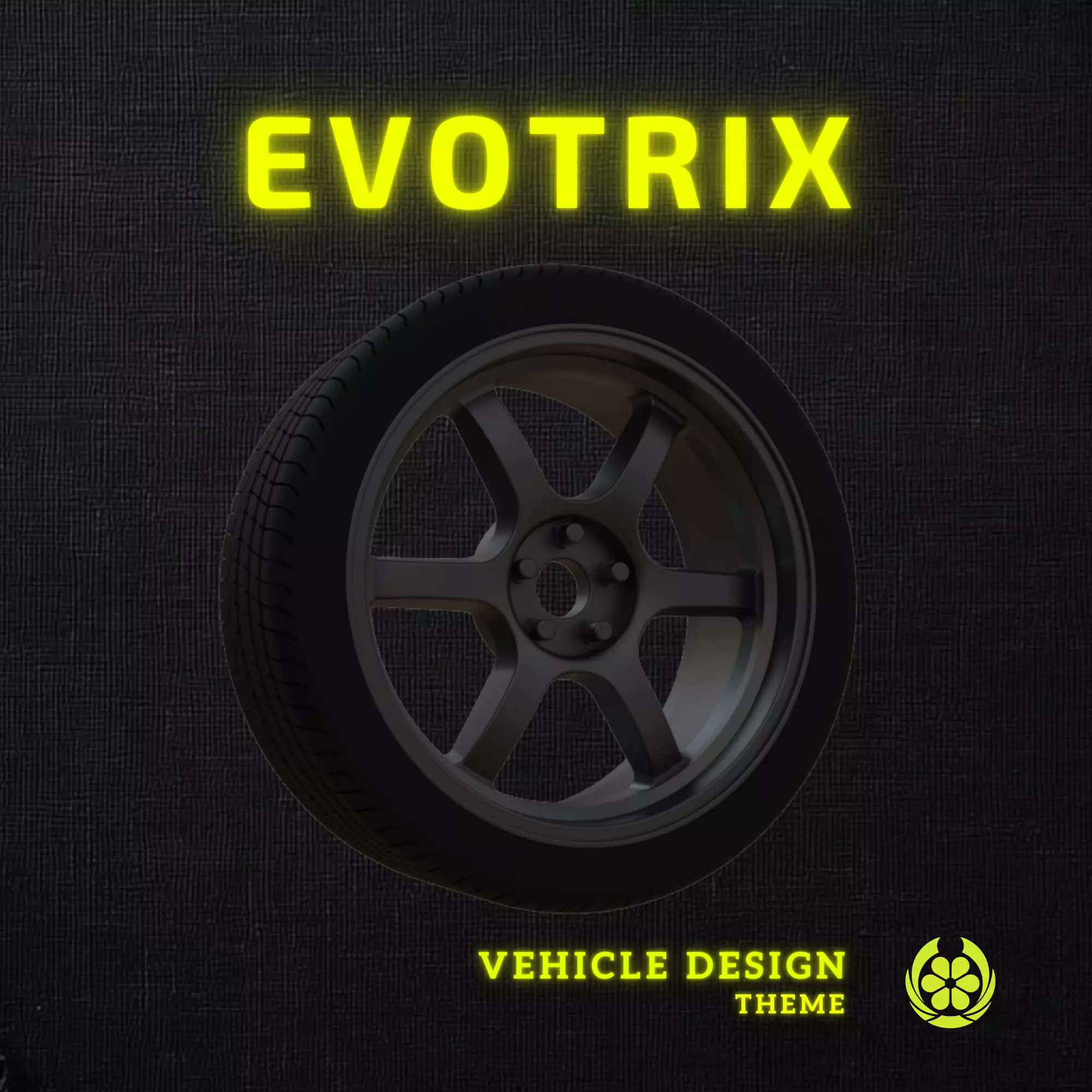 05 Konig Hexaform Car Rim and Tire - 3d Print 3D print model