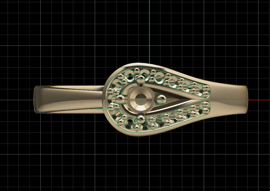 Ring solitare 3D print model_10