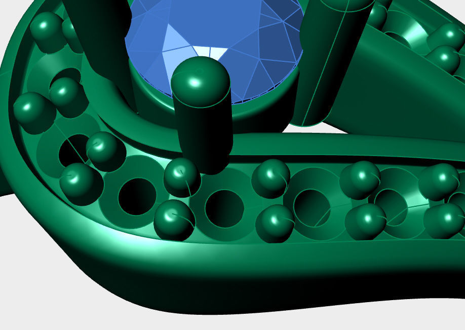 Ring solitare 3D print model_7