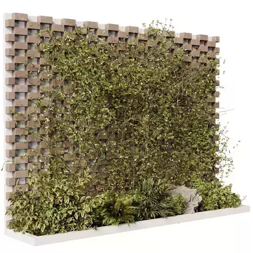 Vertical Garden Partiton - Outdoor plants 203