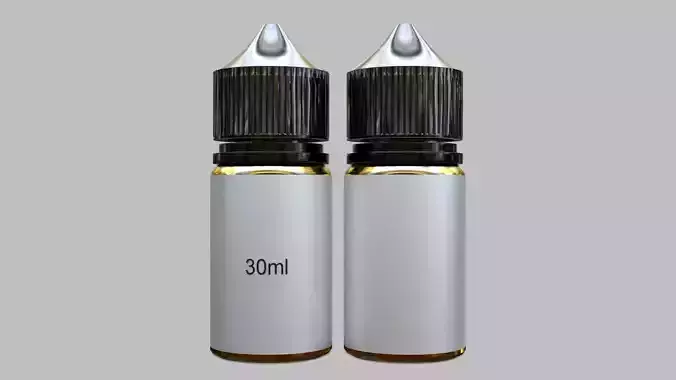 Liquid Bottle 30ml Black